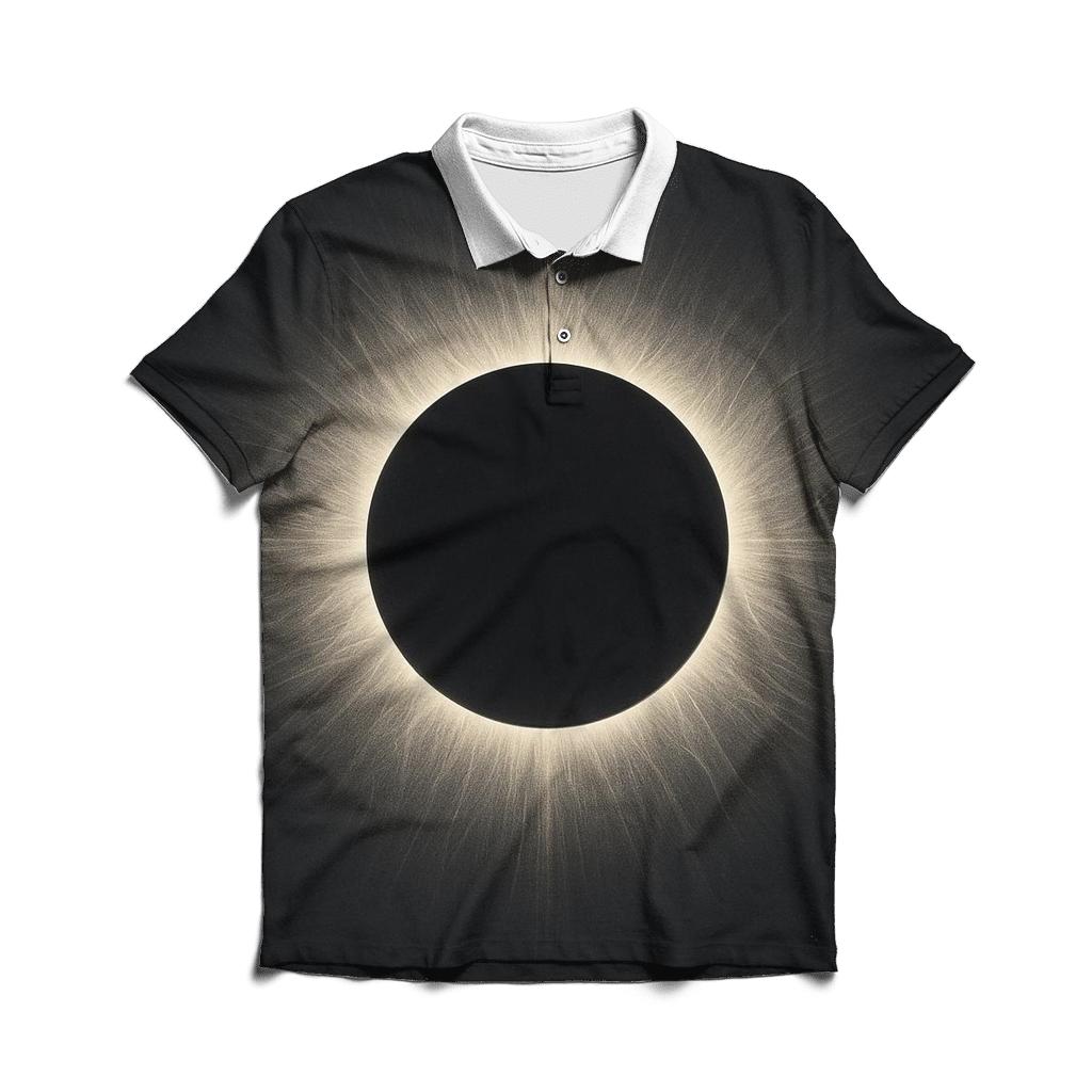 Eclipse Corona Lacework Medallion stylish collar polo tees