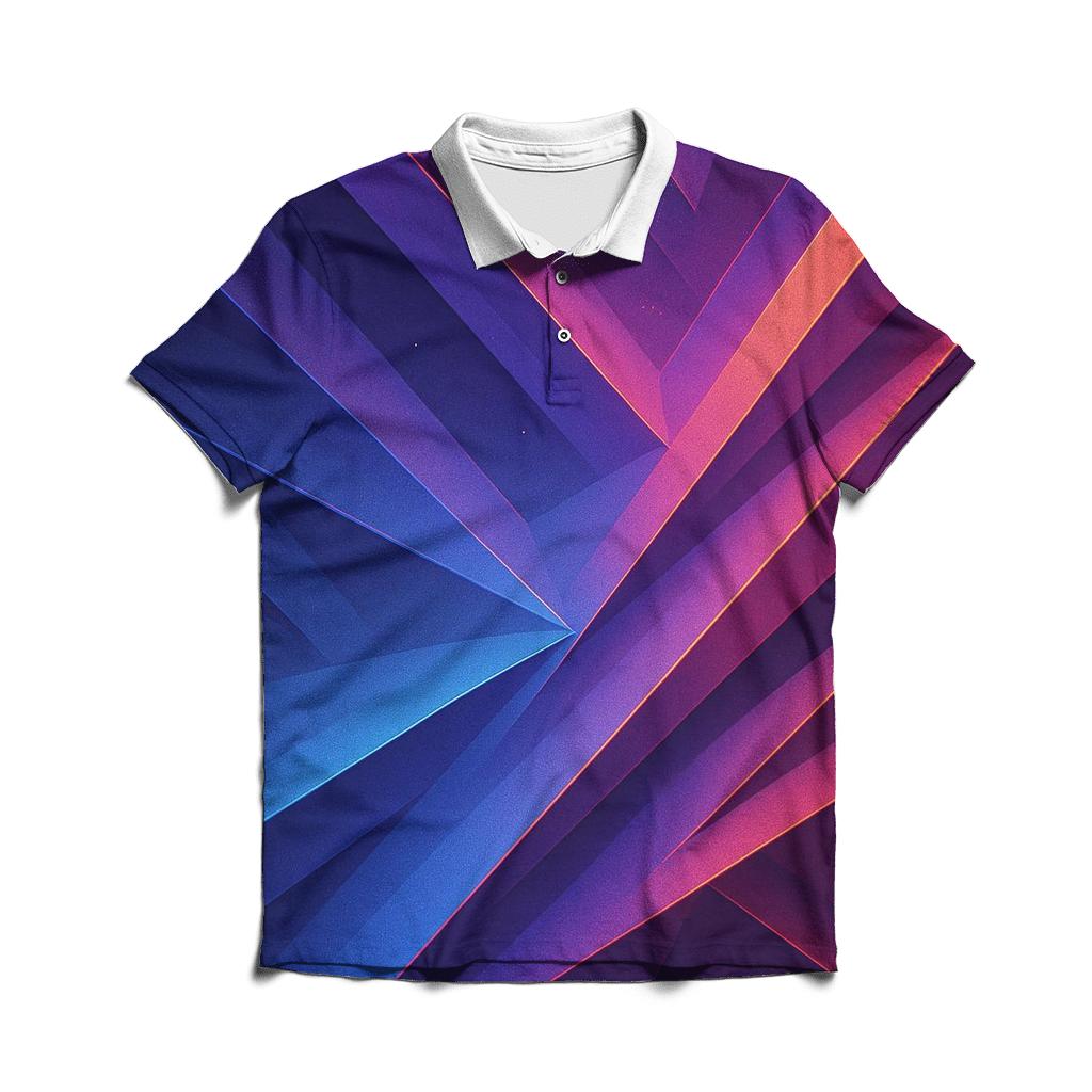 Ion Storm Prism Gradient personalized polo shirts