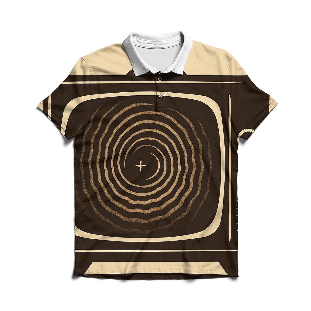 Retro Television Star Portal designer slim fit polos