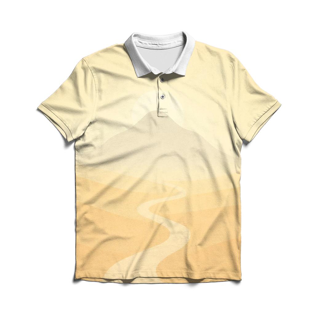 Dawn Path Through Mist casual sports polo shirts