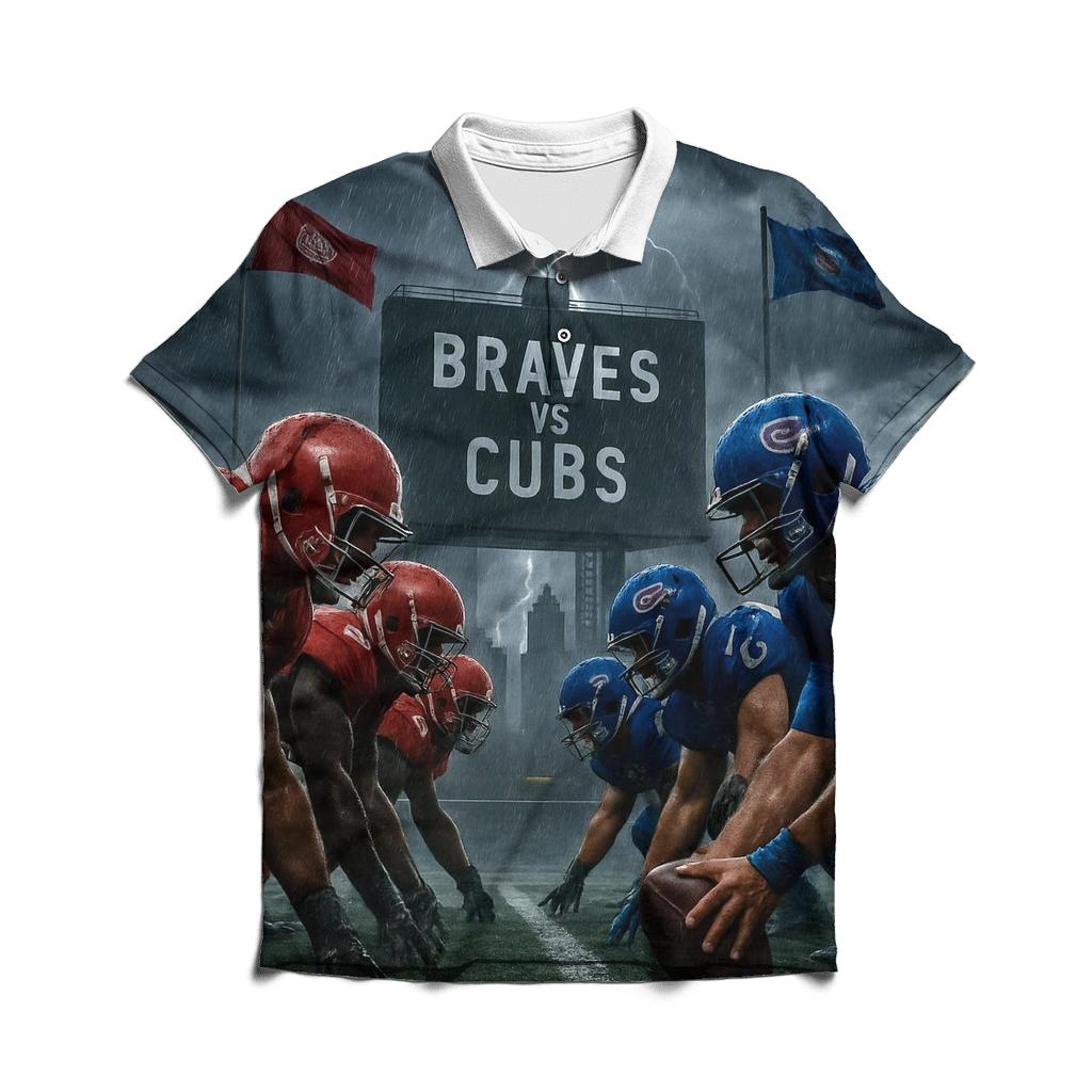 Rooftop Lightning Two Minute Drill stylish collar polo tees