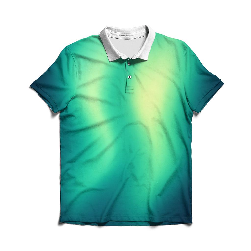 Aurora Drift Mesh Gradient classic pique polos