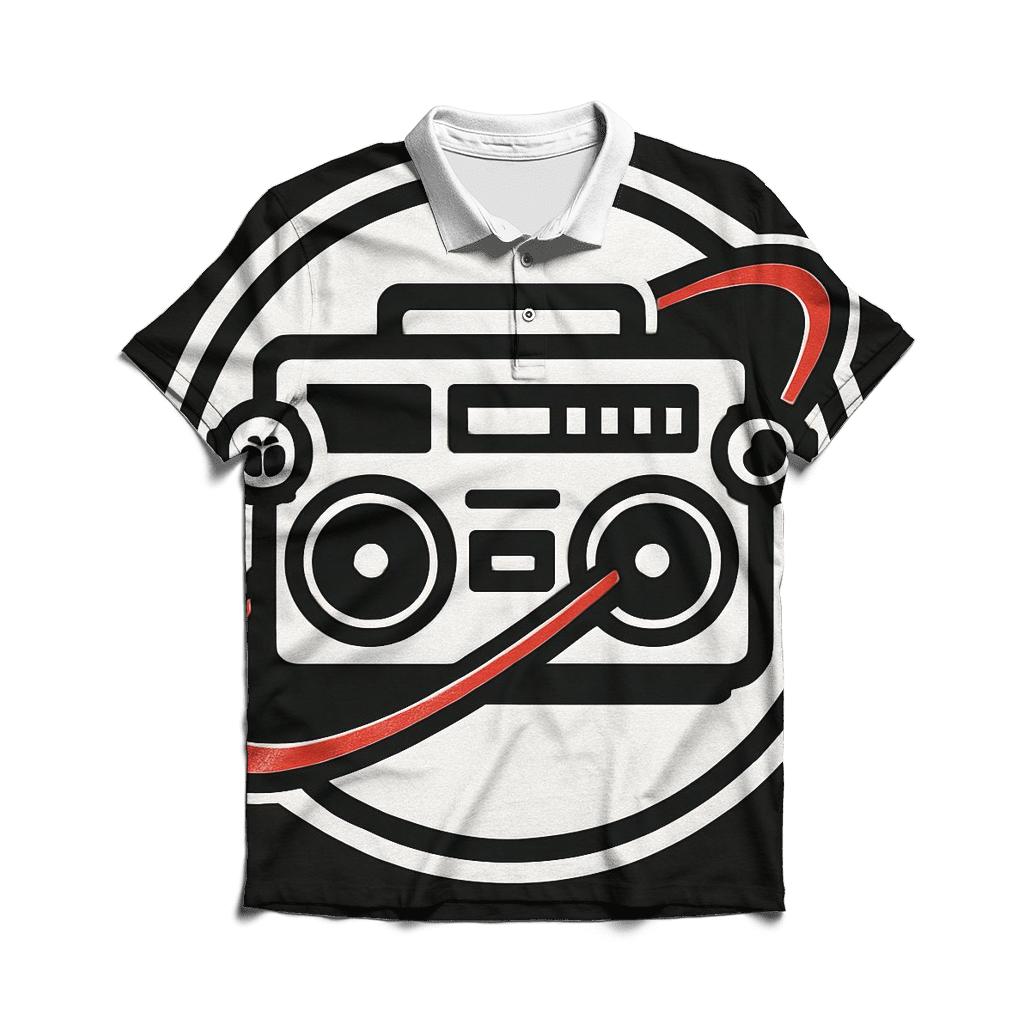 Boombox Orbit Badge casual sports polo shirts