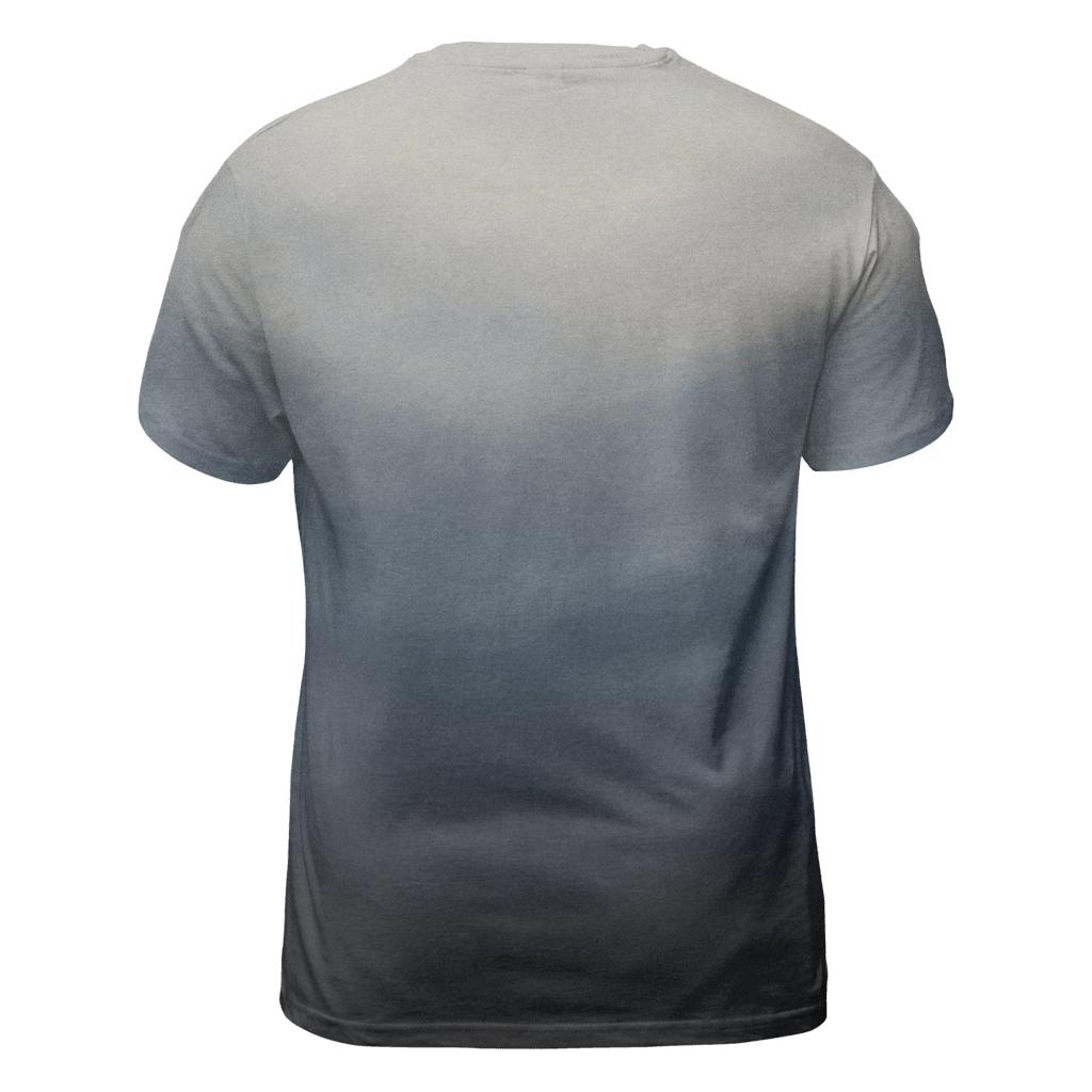 Moonlit Ink Wash Gradient artistic all-over print tops