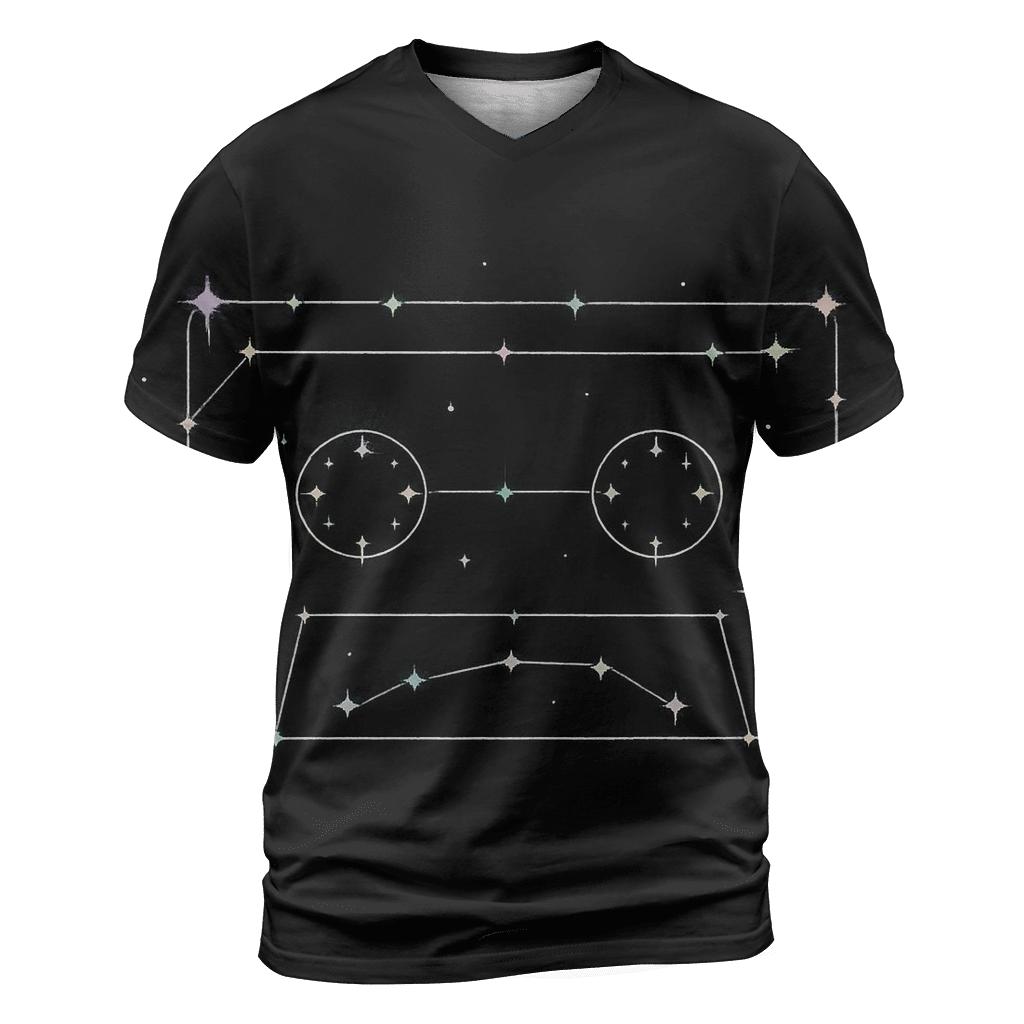 Cassette Constellation Map designer pattern shirts