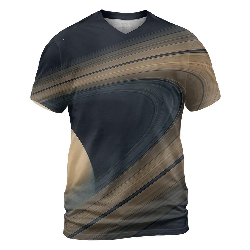 Ring Plane Shadow Bands Horizon creative print fashion shirts