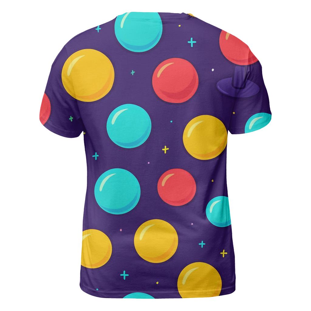Arcade Button Galaxy Scatter unique graphic print tees