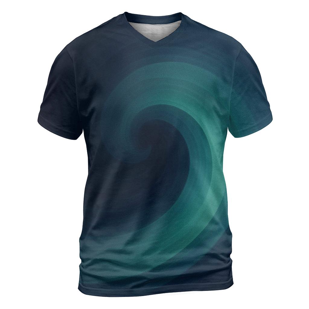 Midnight Tide Conic Gradient personalized full print shirts
