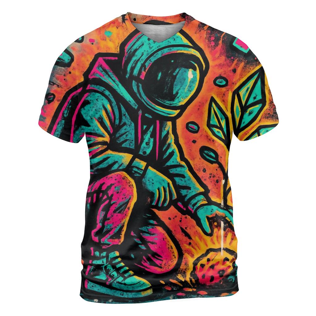 Graffiti Meteor Botanist trendy printed shirt styles