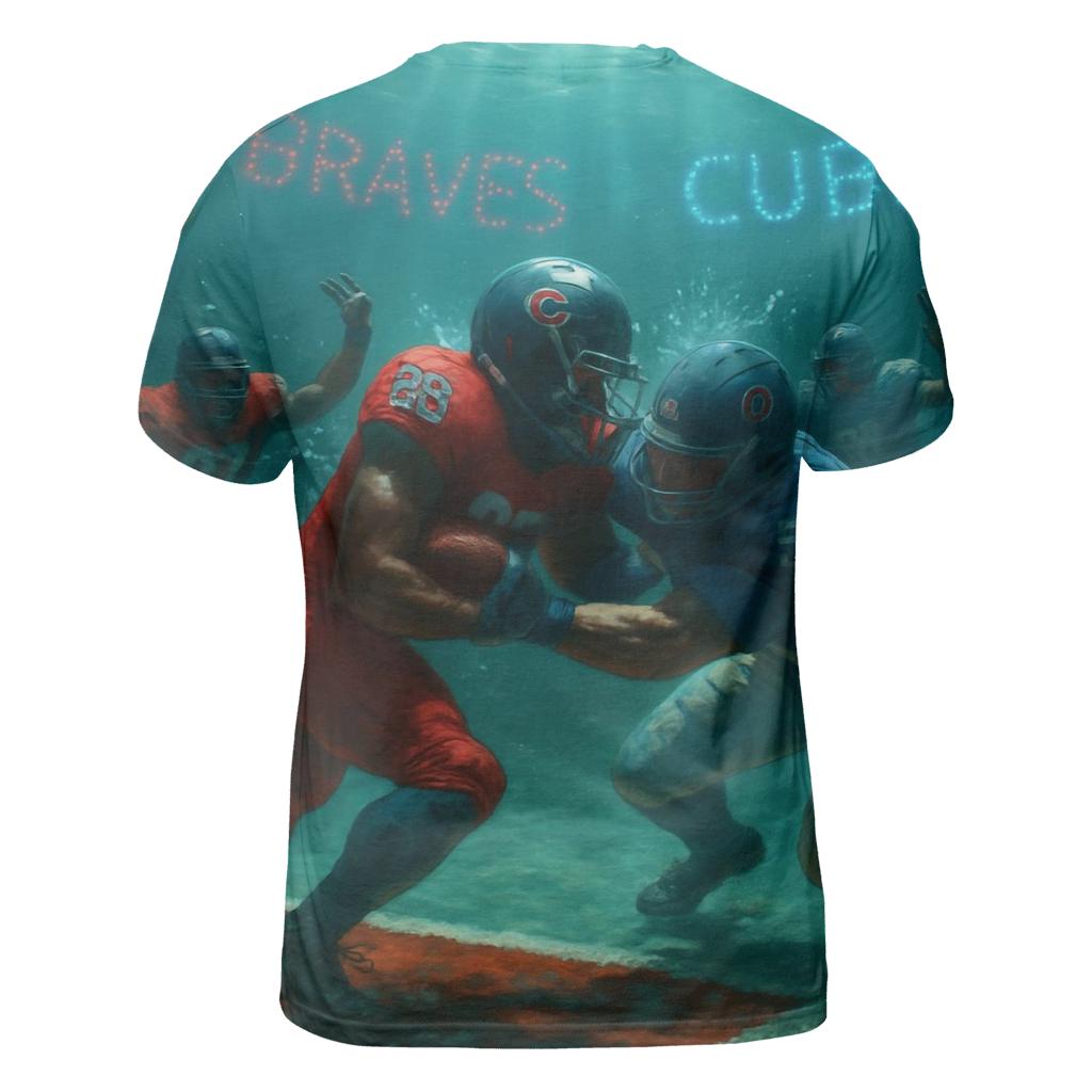 Deep Sea Stadium Collision unique graphic print tees
