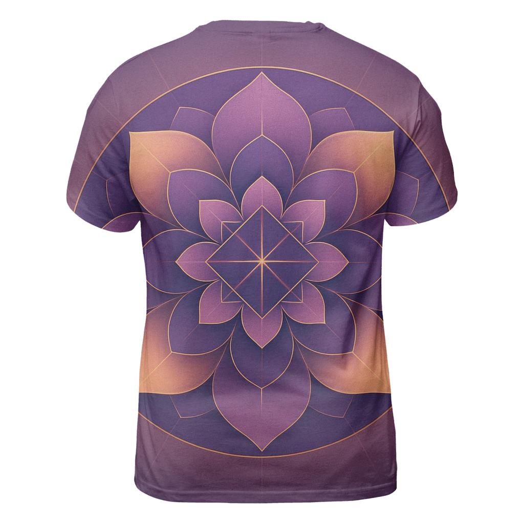Radiant Geometry Bloom custom all-over print shirts