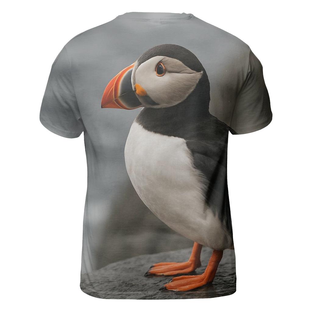 Basalt Ledge Watch Atlantic Puffin artistic all-over print tops