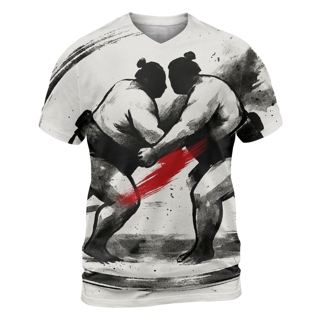 Tatami Thunder Sumo Moment personalized full print shirts