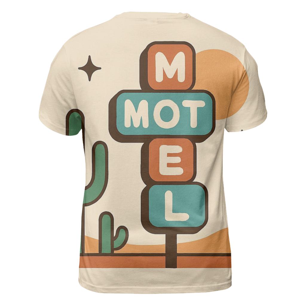 Terracotta Desert Motel Signage personalized full print shirts