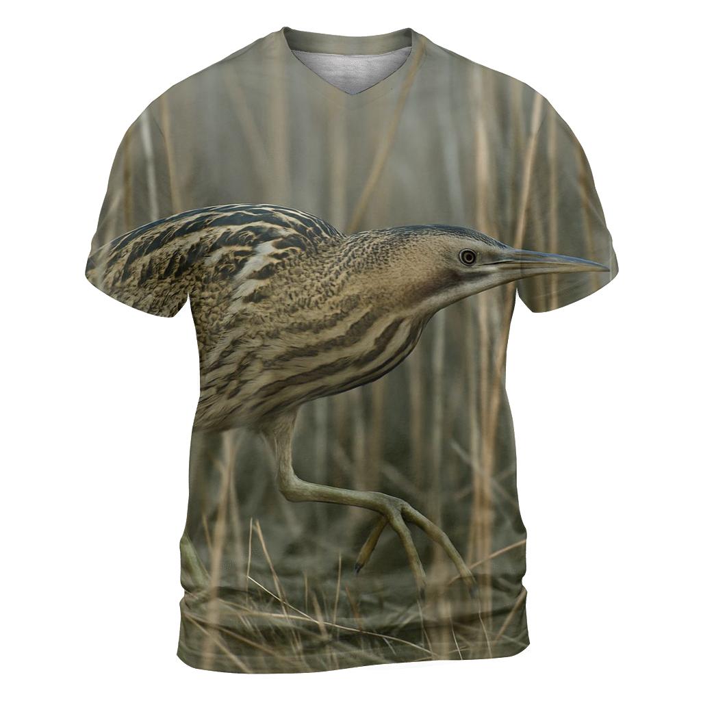 Reedbed Stalk Eurasian Bittern statement graphic shirts
