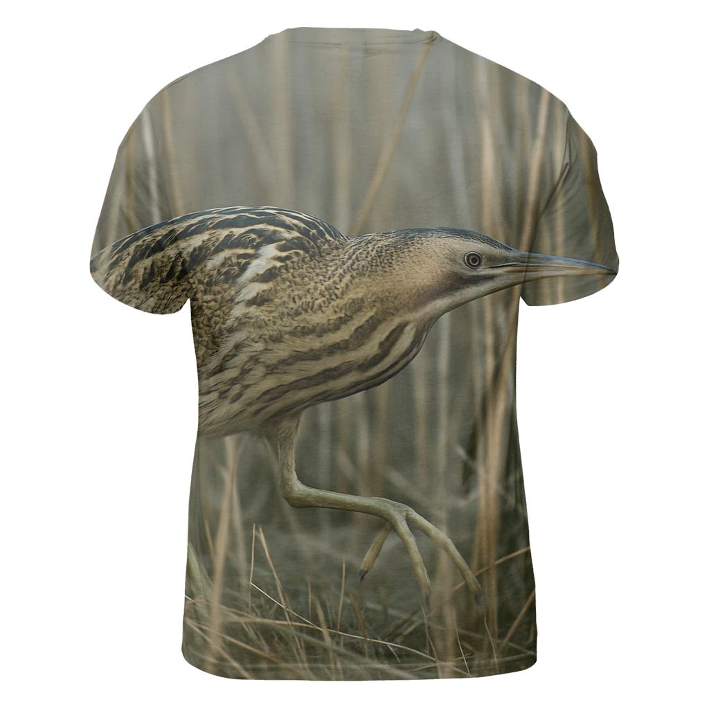 Reedbed Stalk Eurasian Bittern statement graphic shirts