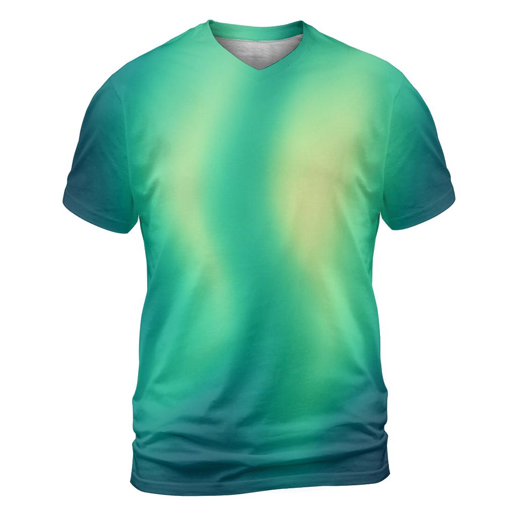 Aurora Drift Mesh Gradient designer pattern shirts