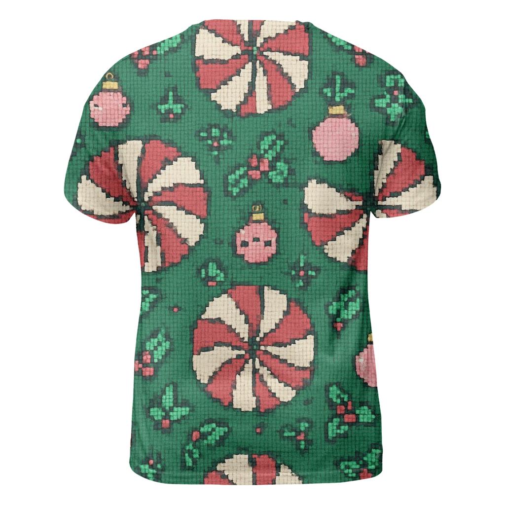 Candy Cane Carousel Wheel Design personalized full print shirts