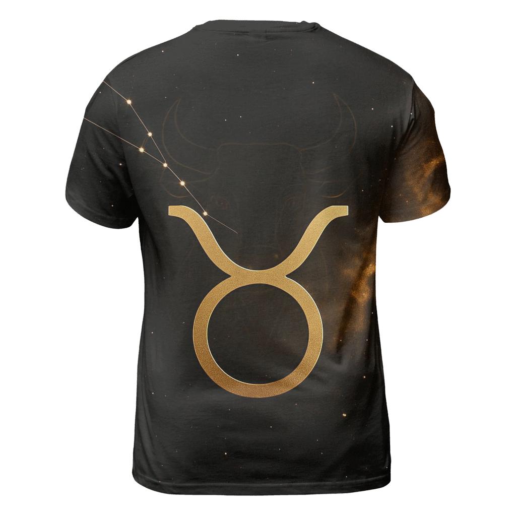 Taurus Bull Glyph And Hyades Cluster custom all-over print shirts