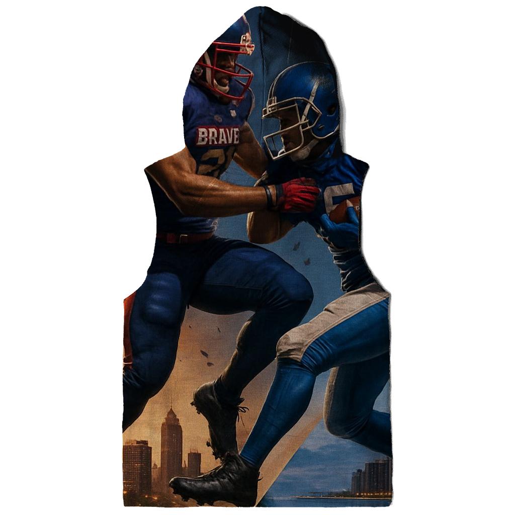 Skyline Scrimmage Over Two Ballparks hoodie styles