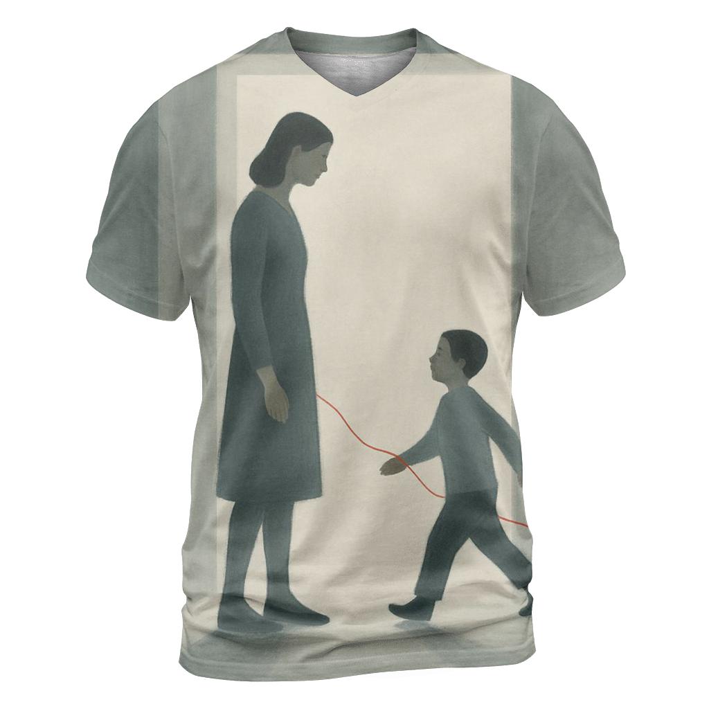 The Promise She Kept Without Saying It vibrant all-over design tees