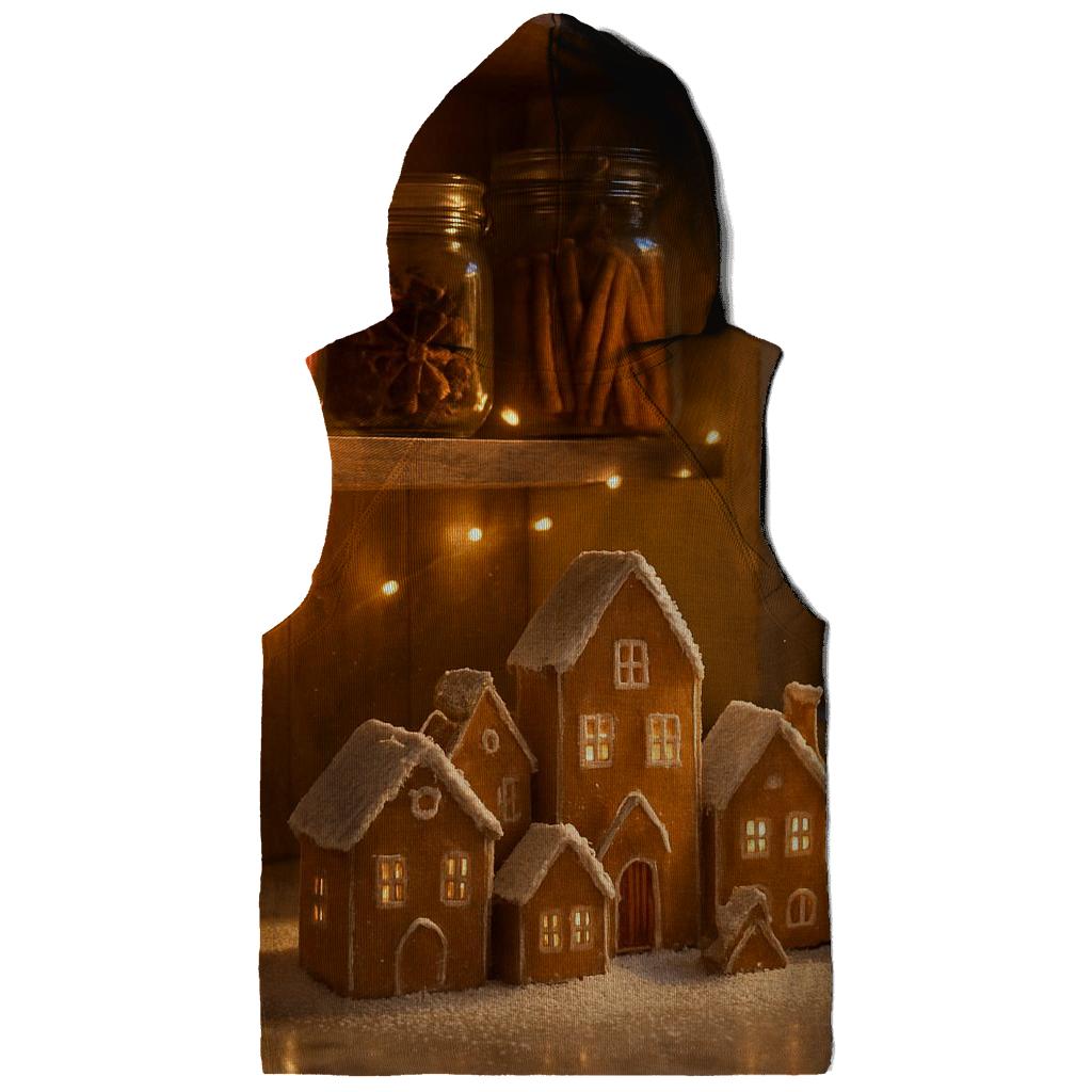 Sugarplum Pantry With Frosted Gingerbread Village hoodie styles