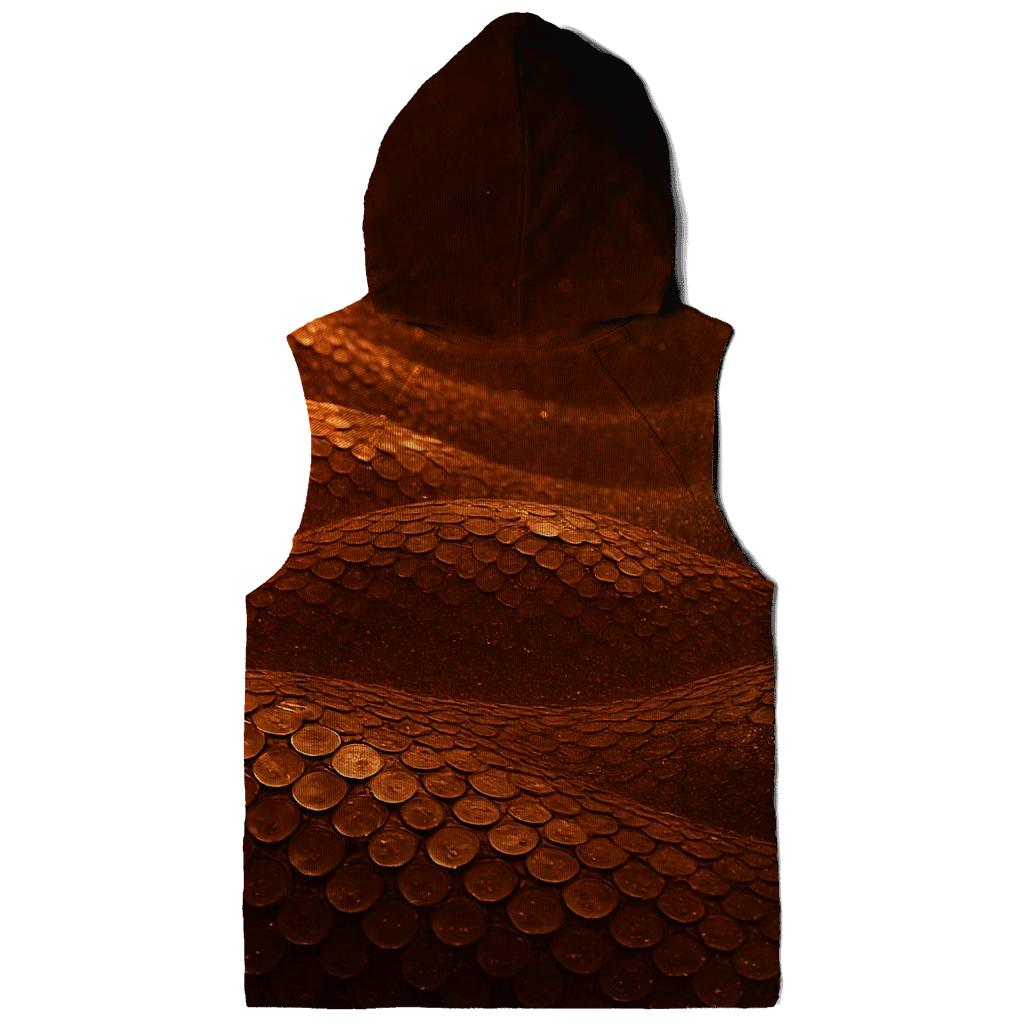 Copper Bronze Sequin Dunes graphic hoodies