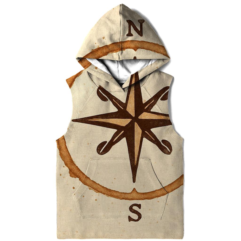 Stain Ring Compass lightweight hoodies
