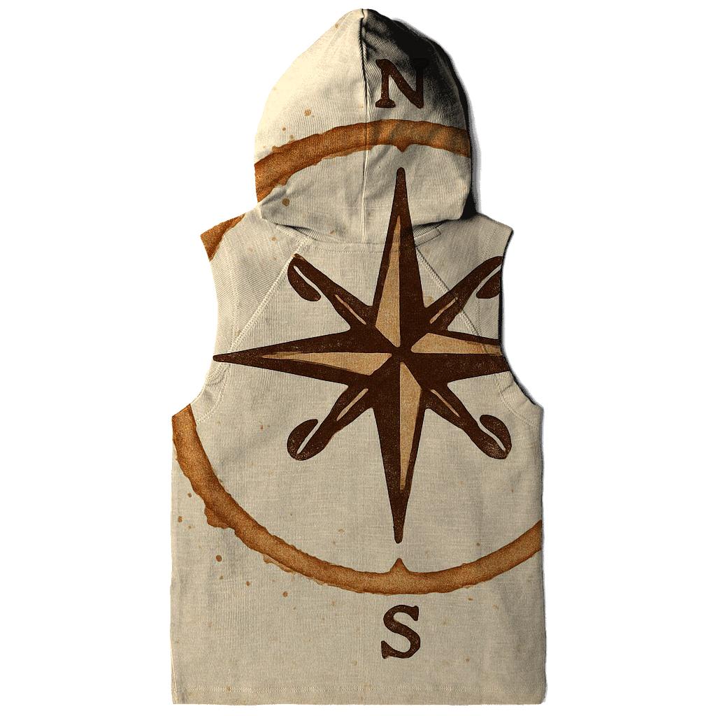 Stain Ring Compass lightweight hoodies