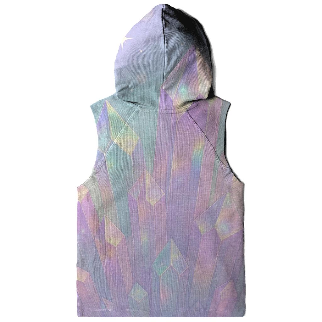 Pastel Aurora Crystal Garden graphic hoodies