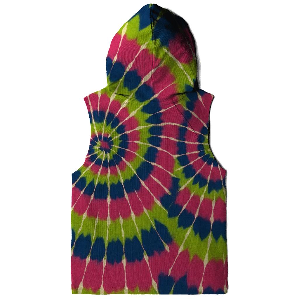 Orbit Rings Double Spiral Dip zip-up hoodies