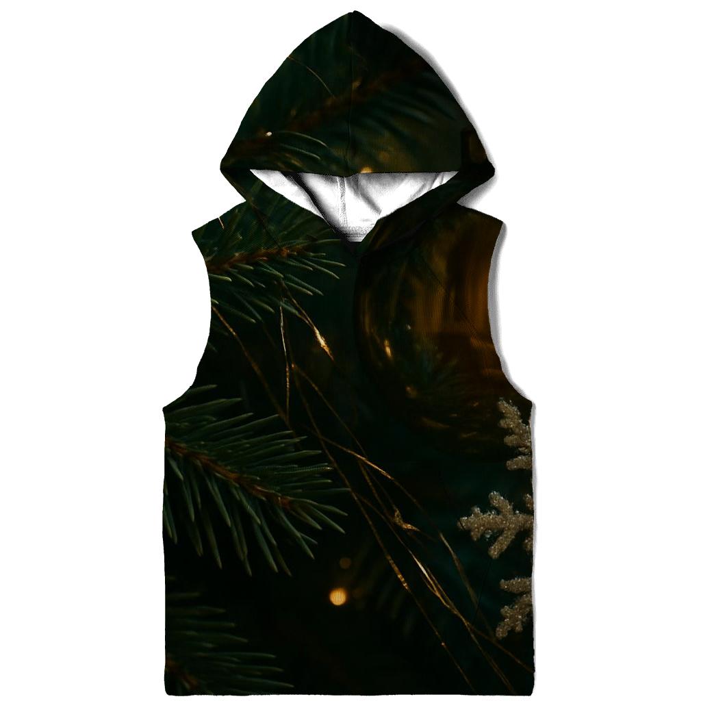 Tree Branch Baubles Reflecting Family Candlelight heavyweight hoodies