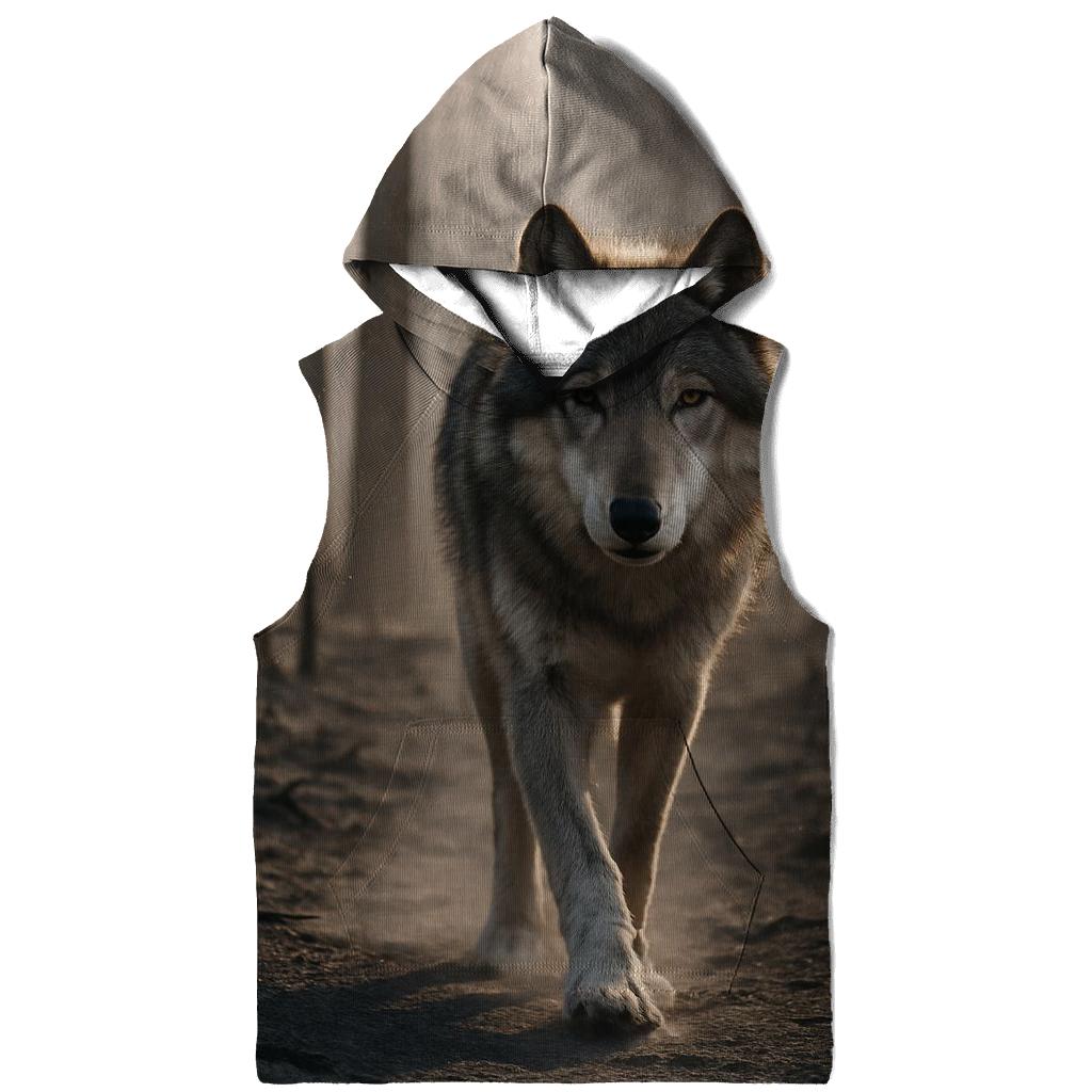 Forest Wolf In Postfire Landscape With Charred Pines hoodie trends