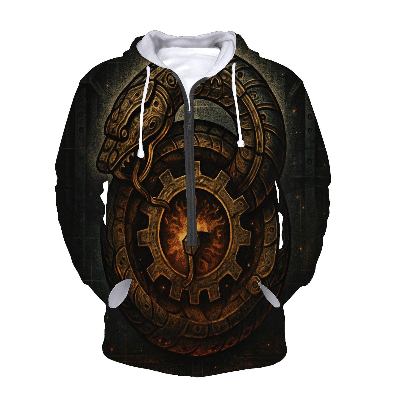 Clockwork Ouroboros Foundry premium hoodies