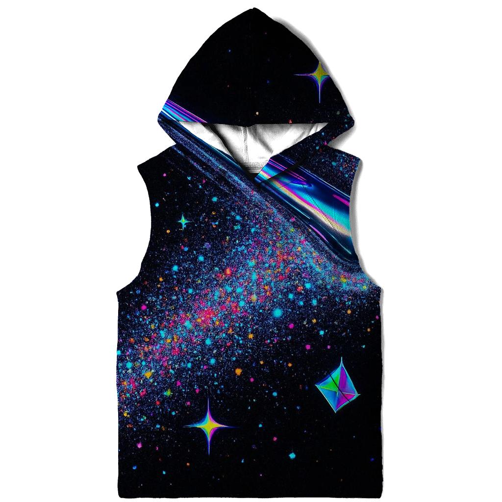 Chrome Comet Confetti Trail graphic hoodies