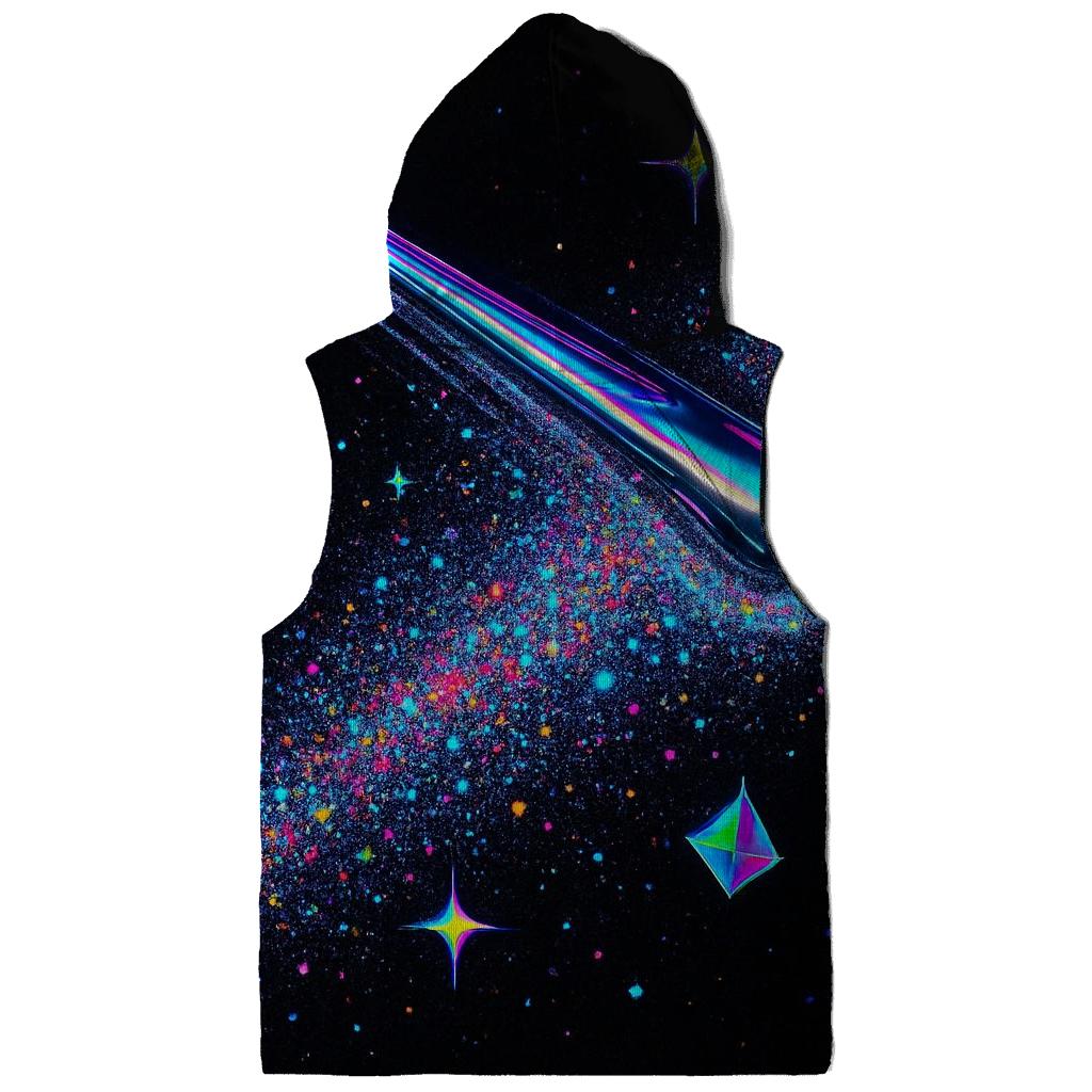 Chrome Comet Confetti Trail graphic hoodies