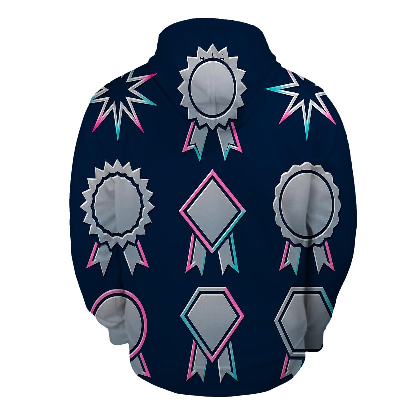 Chrome Starburst Badge Set premium hoodies