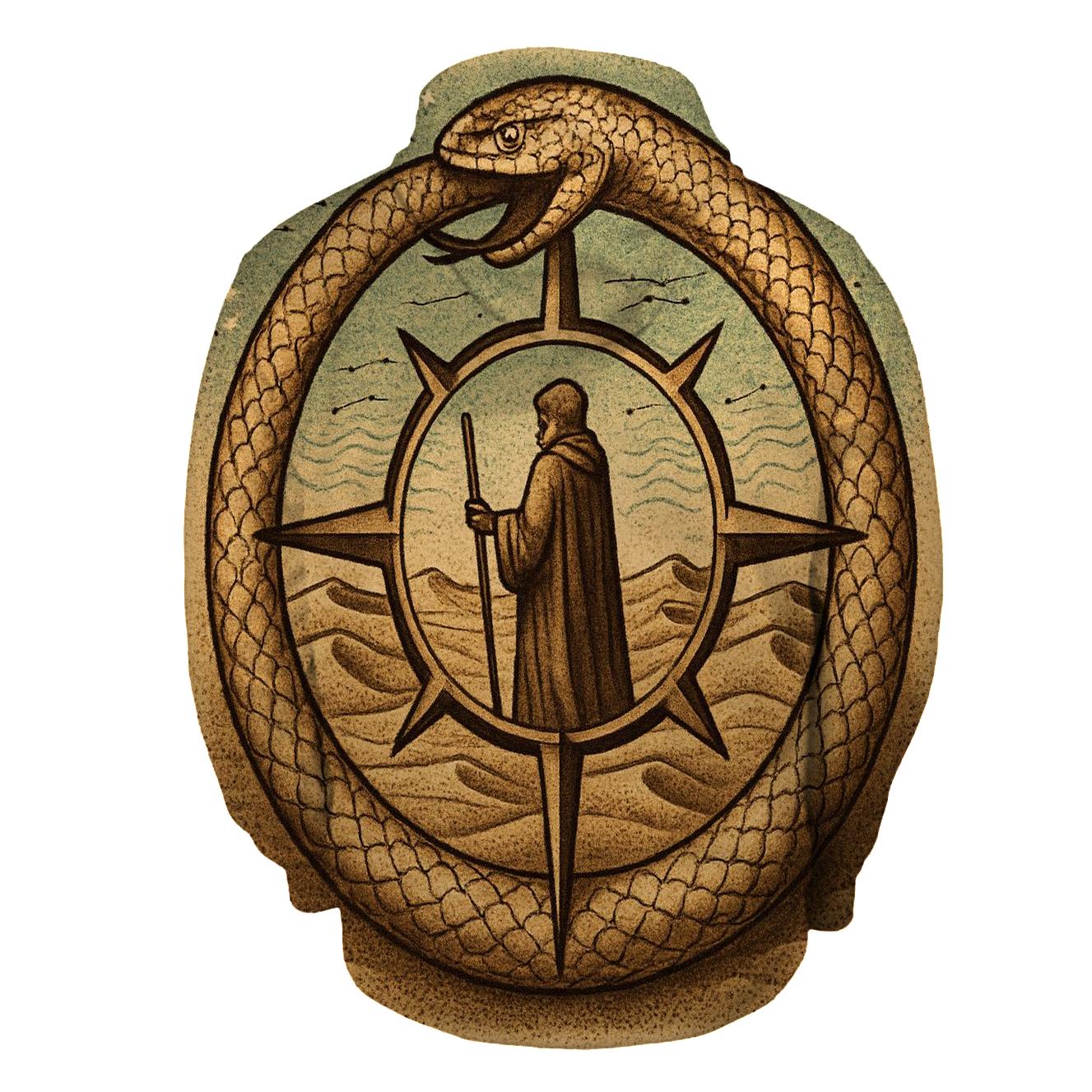 Dune Mirage Ouroboros Compass hoodie trends