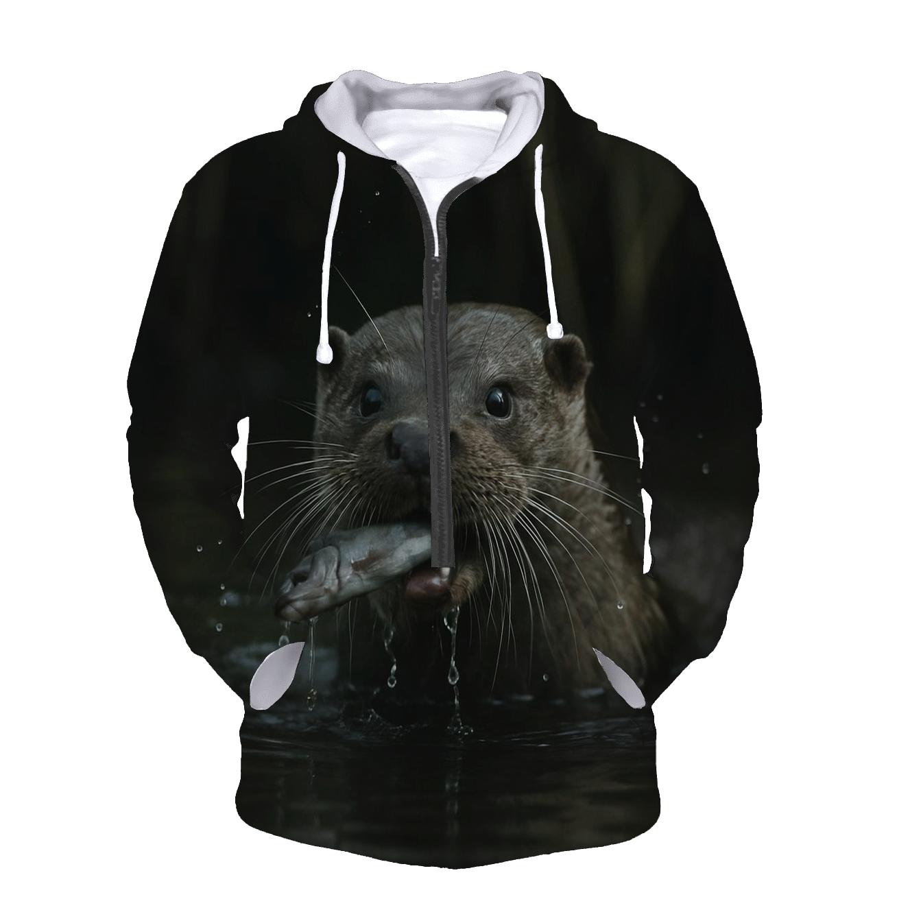 Creekside Hunt Eurasian Otter custom hoodies