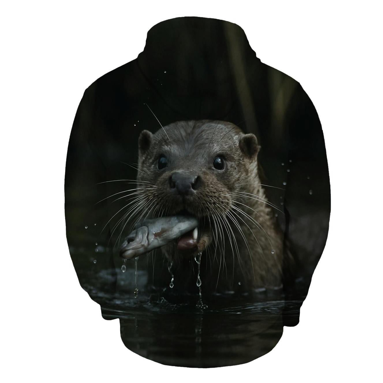 Creekside Hunt Eurasian Otter custom hoodies