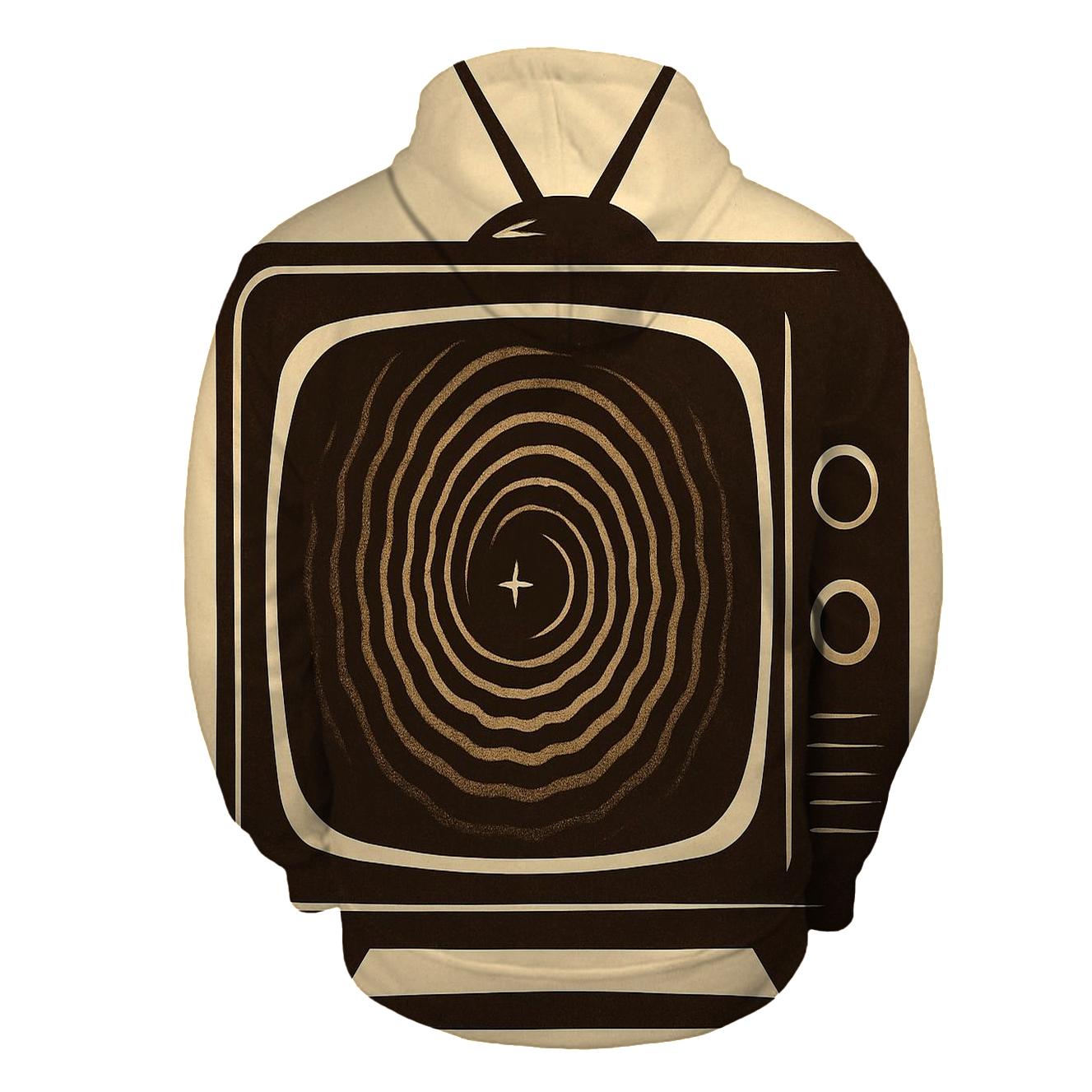 Retro Television Star Portal zip-up hoodies