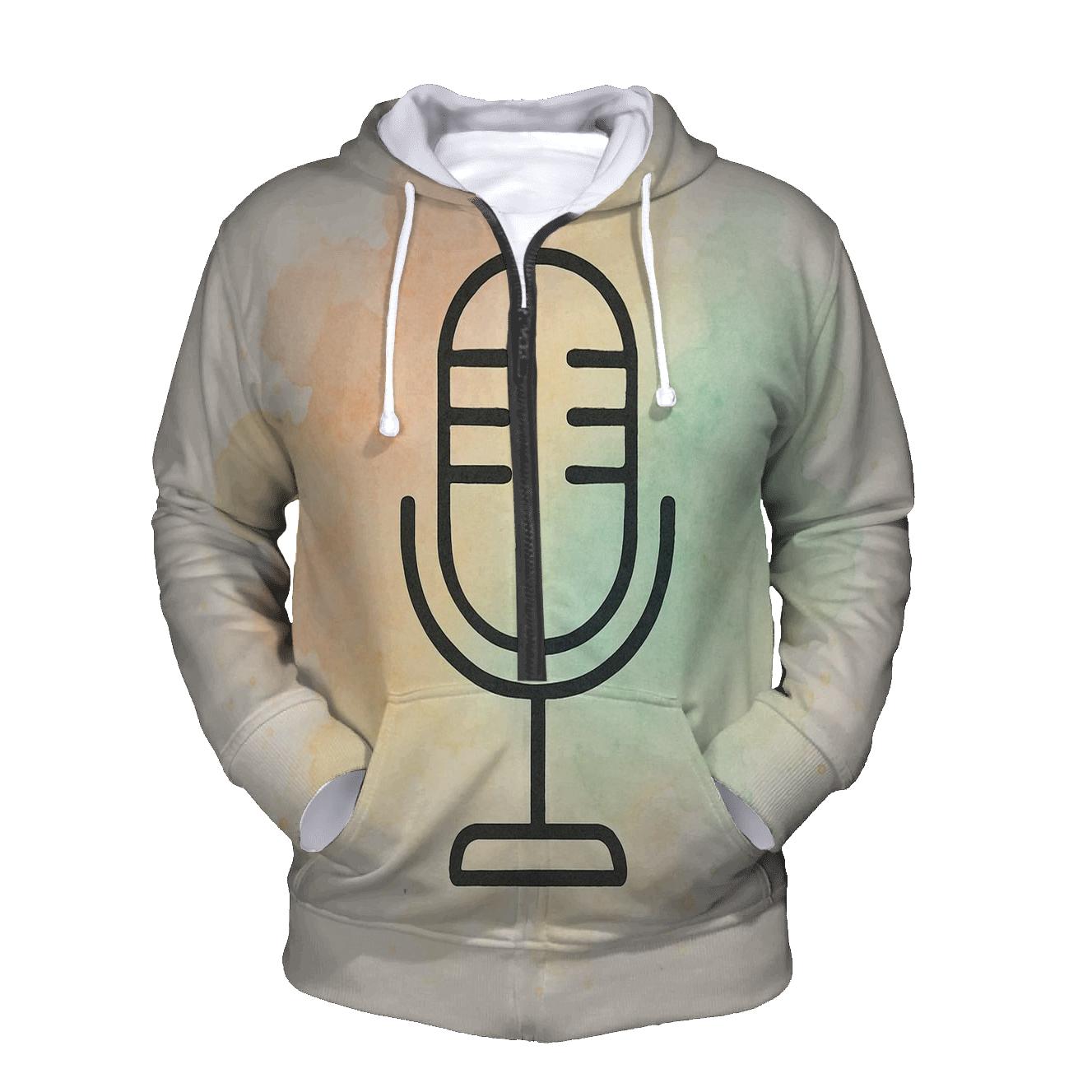 Microphone Nebula Bloom hoodie trends