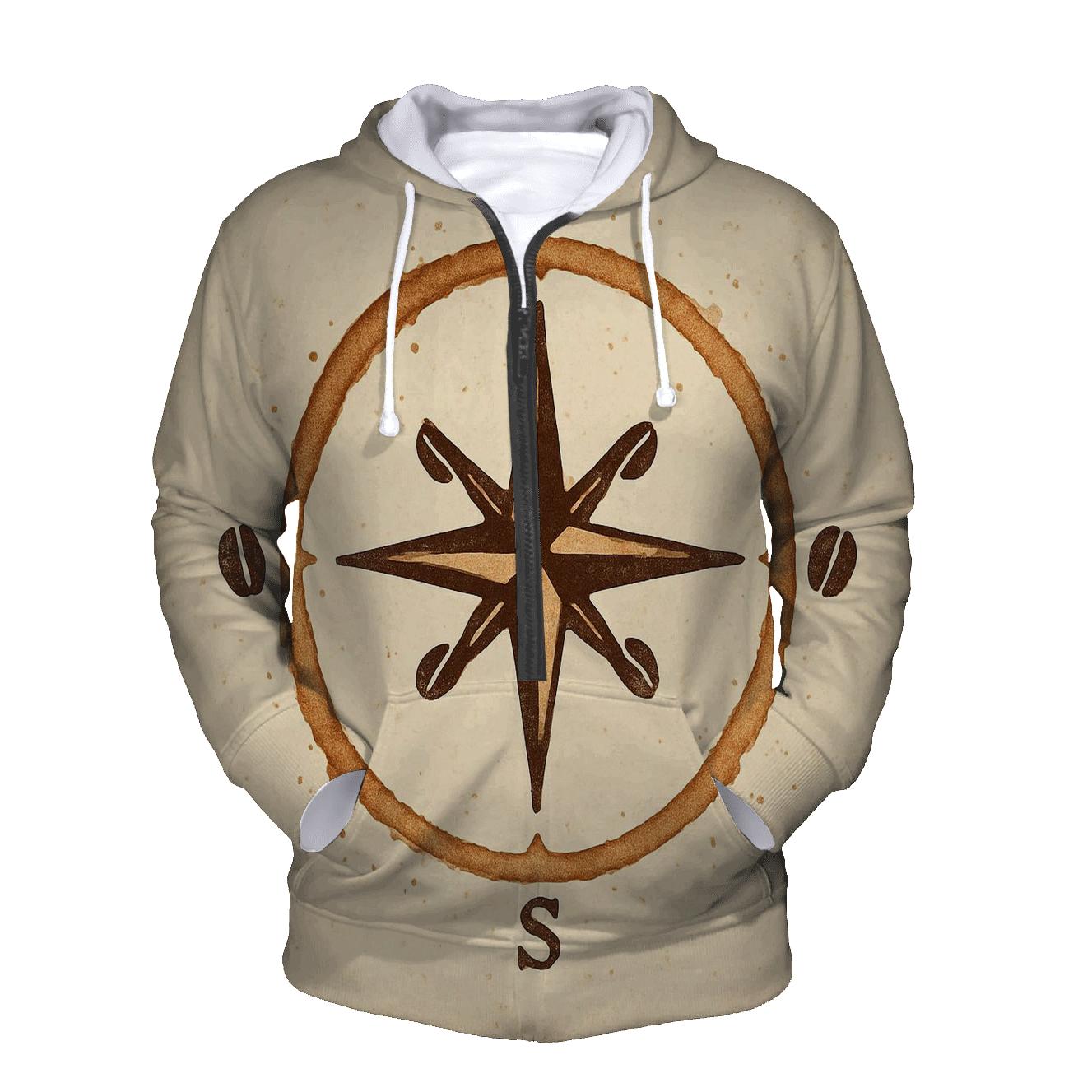 Stain Ring Compass hoodie trends