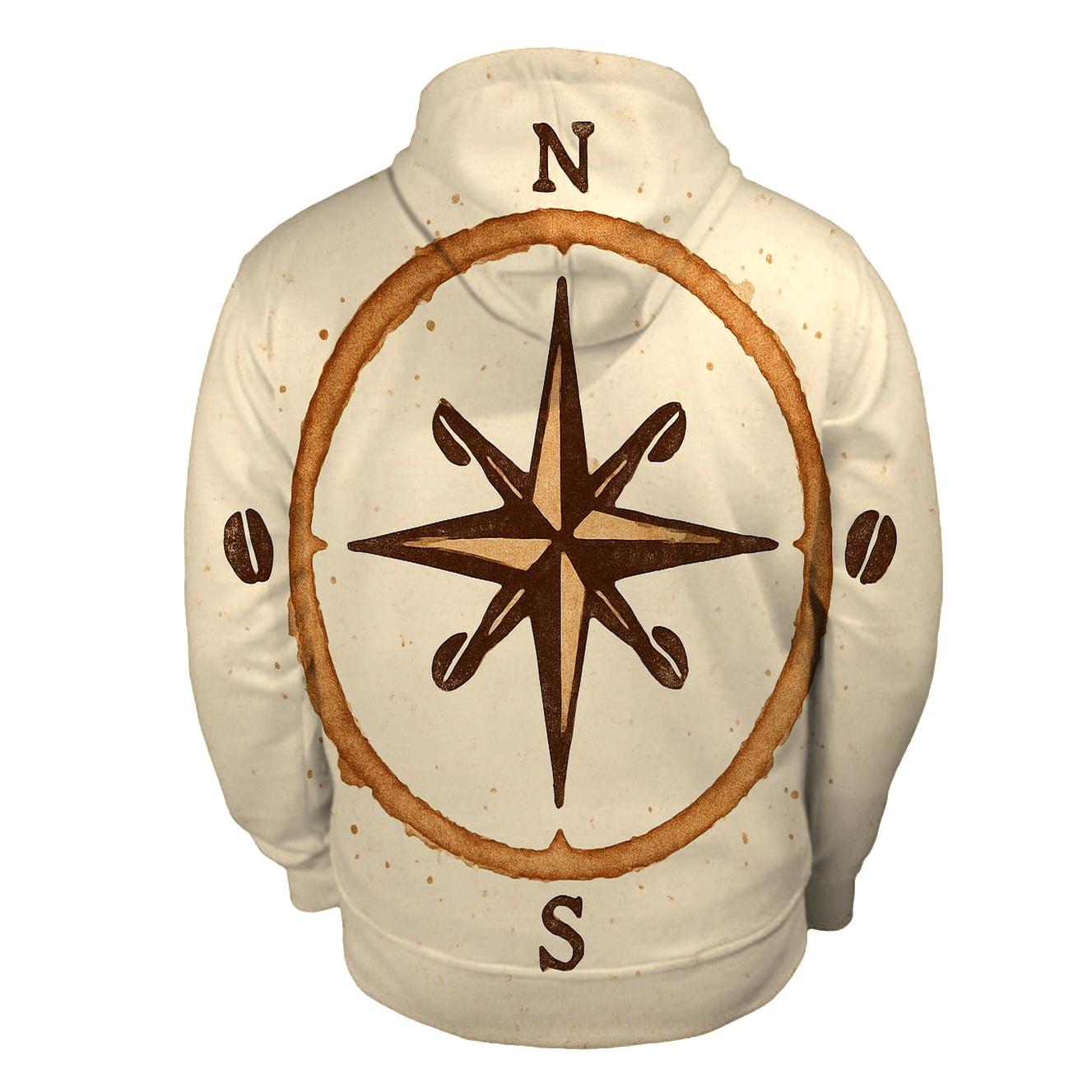 Stain Ring Compass hoodie trends