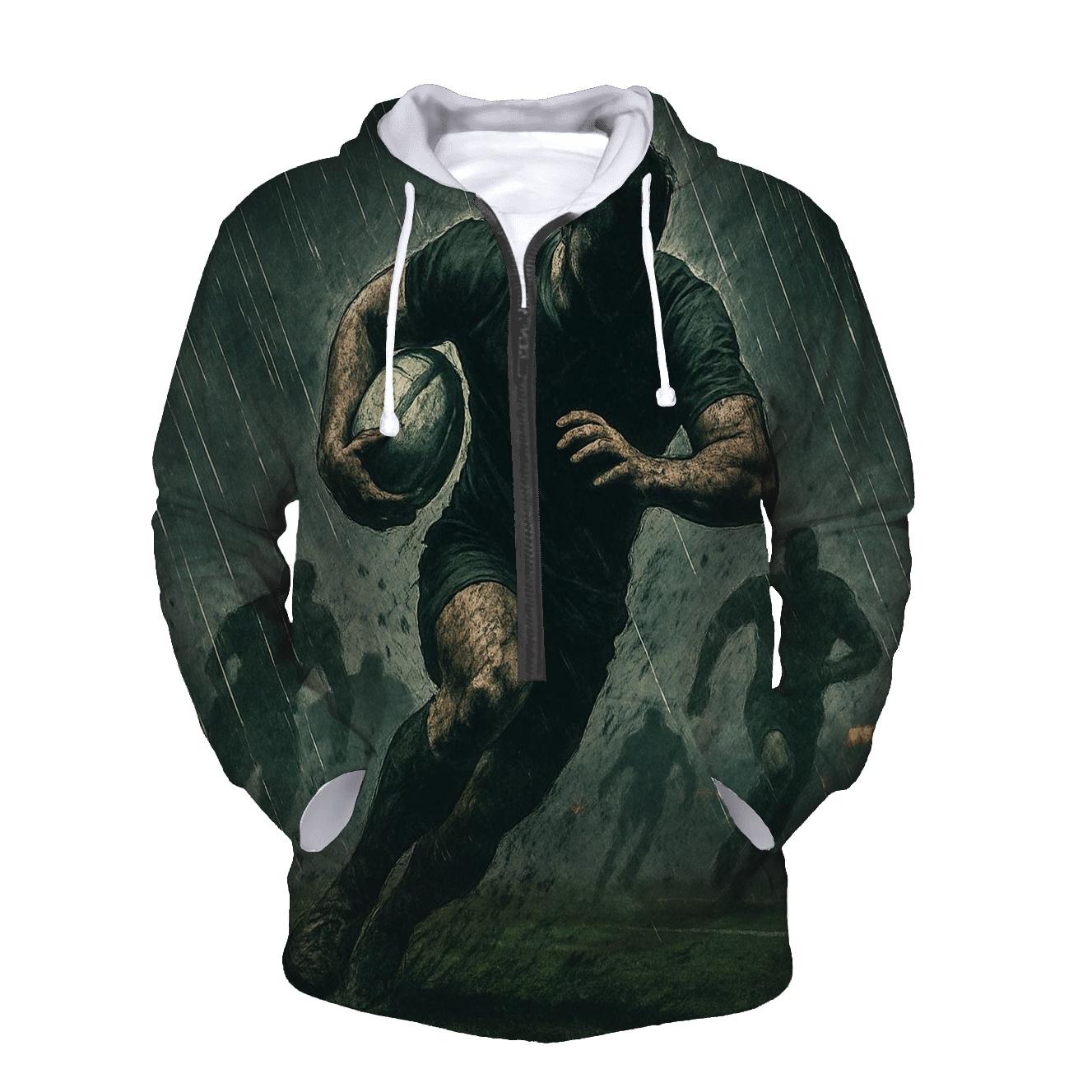 Rainline Rugby Breakaway pullover hoodies