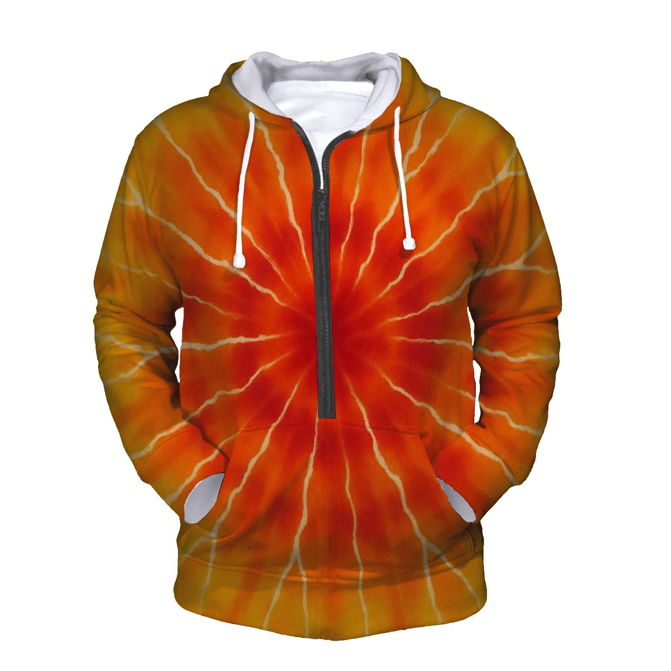 Solar Flare Crinkle Burst hoodies fashion