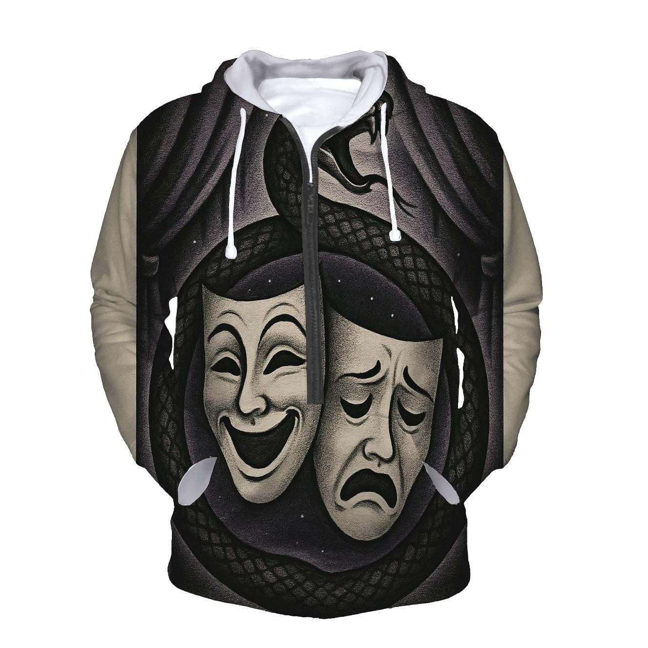 Moonlit Theater Ouroboros Mask pullover hoodies