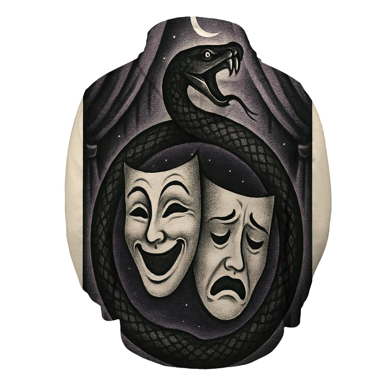 Moonlit Theater Ouroboros Mask pullover hoodies