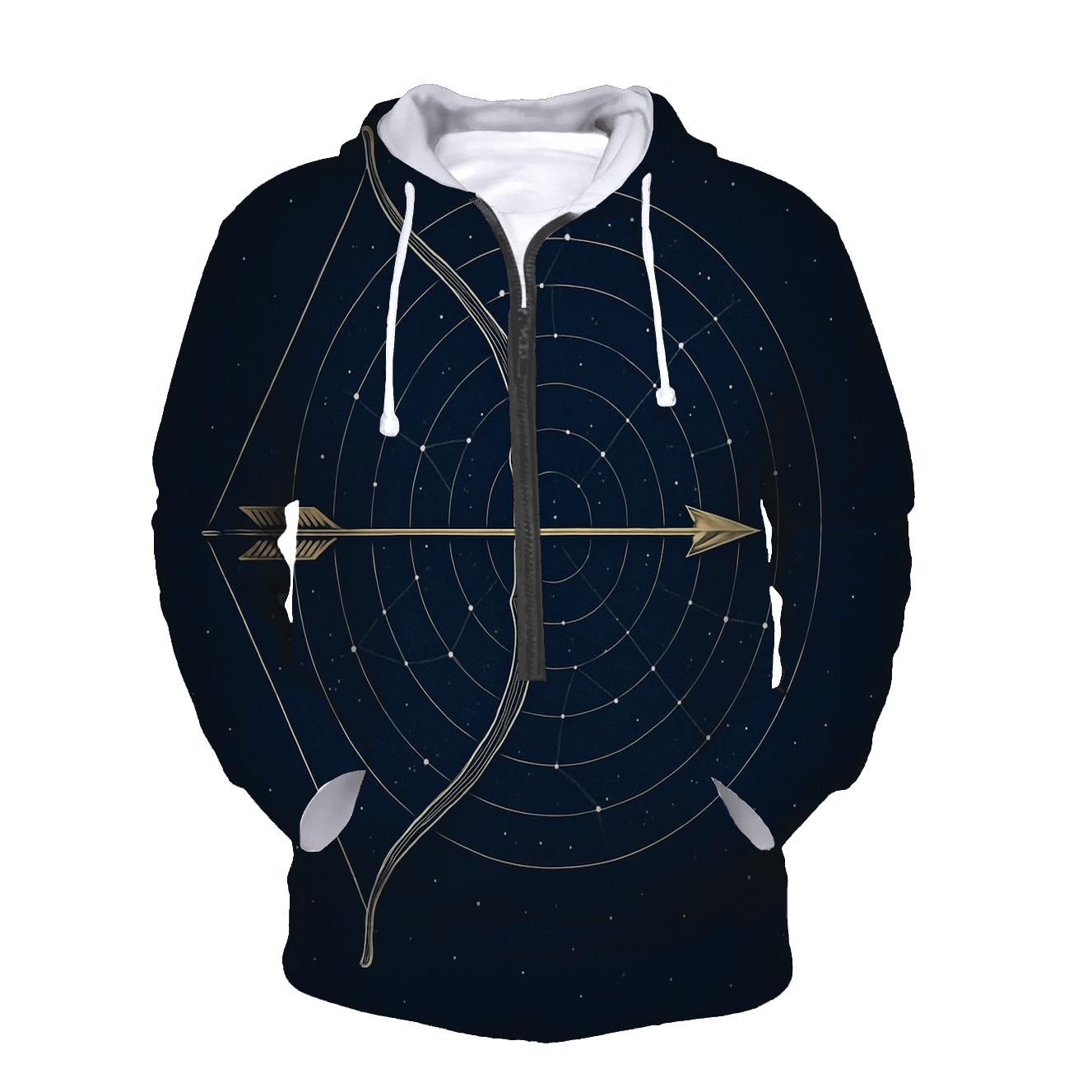 Precision Archery Star Map embroidered hoodies