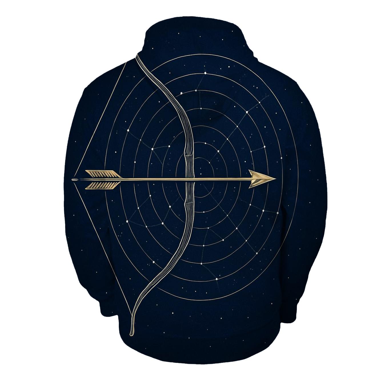 Precision Archery Star Map embroidered hoodies